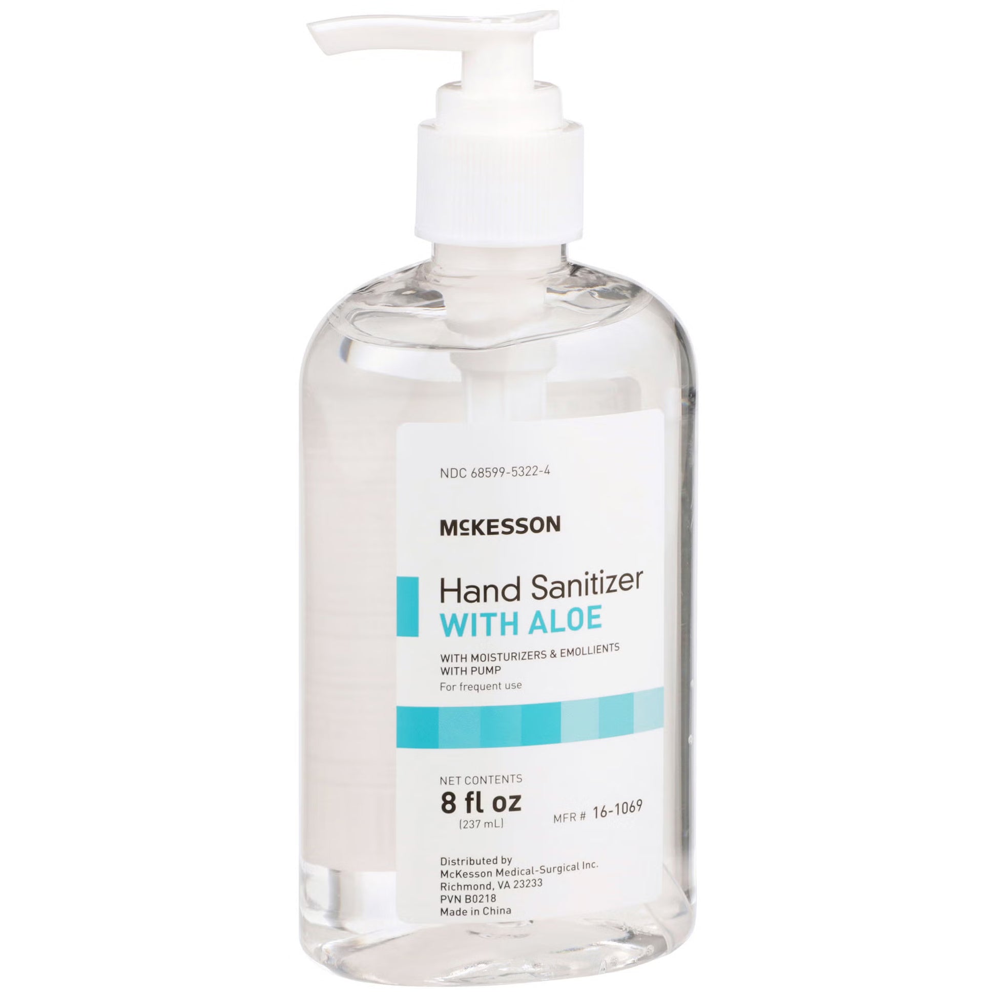 McKesson Gel Hand Sanitizer with Aloe, Pump Bottle