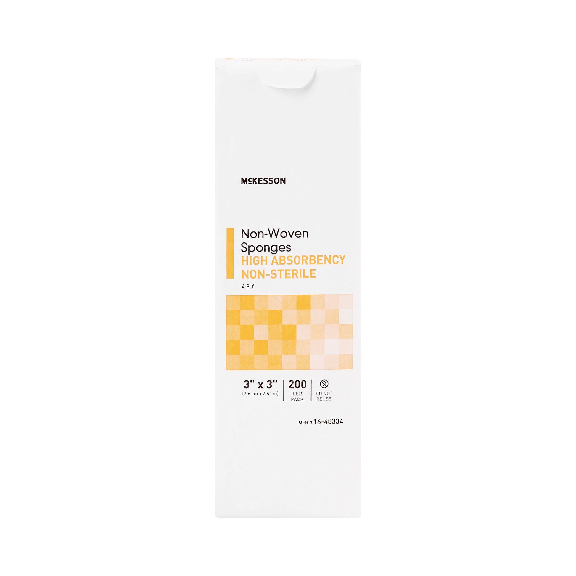 McKesson Nonwoven Sponge, Four Ply