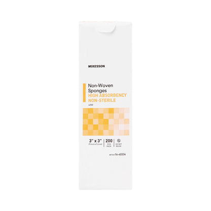 McKesson Nonwoven Sponge, Four Ply