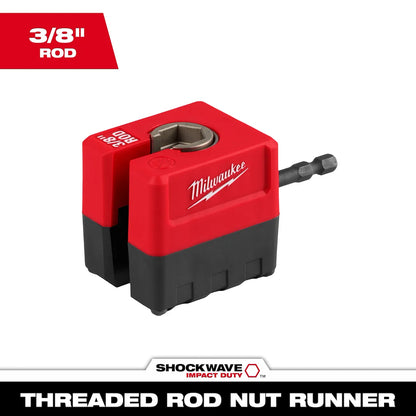 Milwaukee SHOCKWAVE Impact Duty 3/8" Threaded Rod Nut Runner 48-32-2391 | Not Applicable Battery