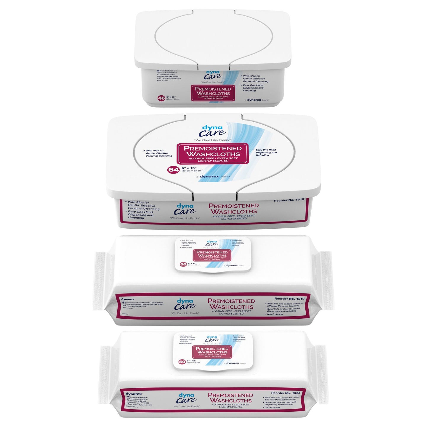 dynarex® Personal Cleansing Wipe, Unscented