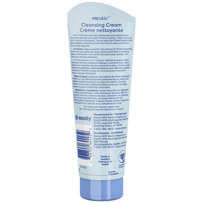 Tena® Body Wash Cleansing Cream, Alcohol-Free, White, 3-in-1 Formula