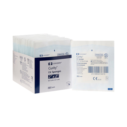 Curity™ IV / Drain Split Dressing, Six-Ply