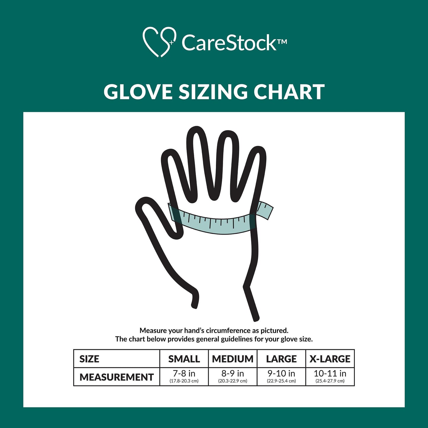 CareStock™ Vinyl Exam Gloves, Clear - view 7