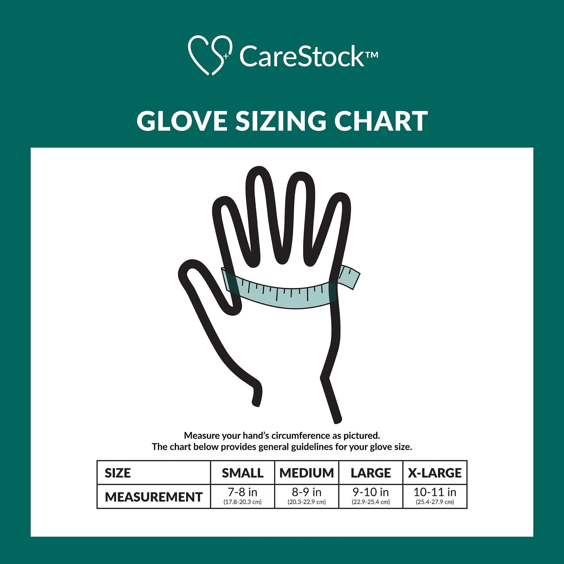 CareStock™ Vinyl Exam Gloves, Clear - view 7