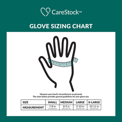 CareStock™ Vinyl Exam Gloves, Clear - view 7
