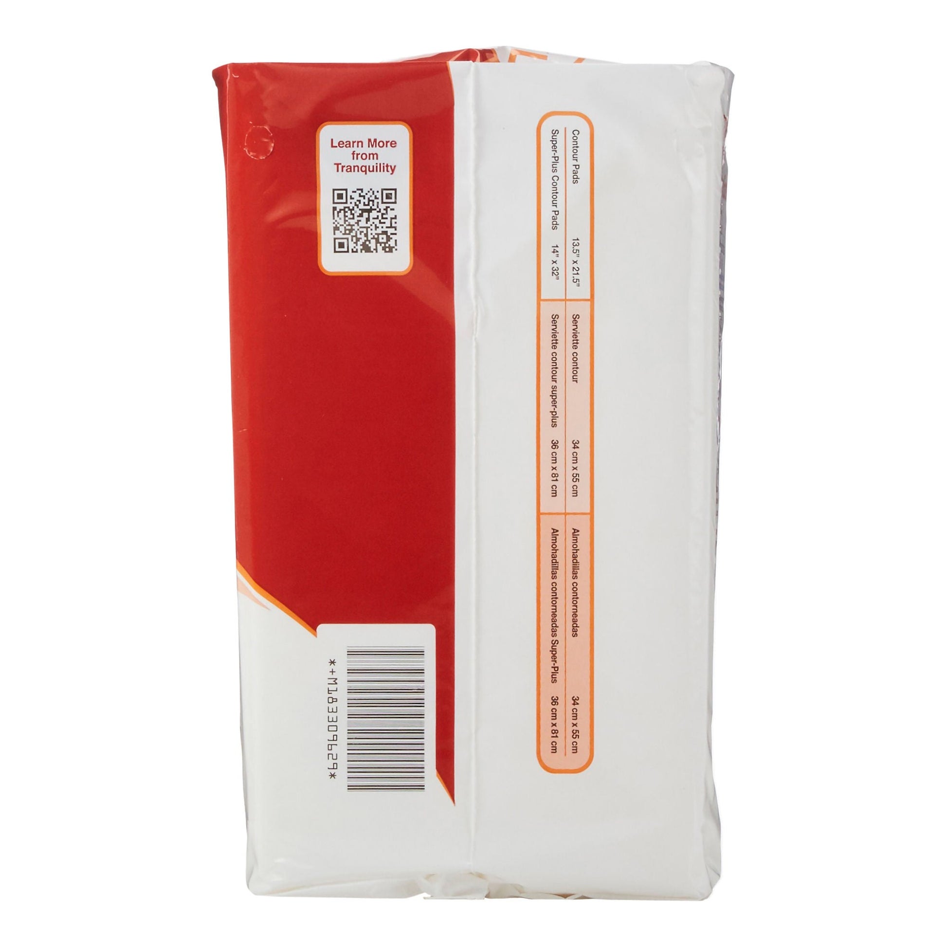 Tranquility® Top Liner® Added Absorbency Incontinence Booster Pad 13½ x 21½ Inch