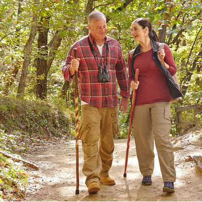 Brazos™ Twisted Cedar Backpacker Handcrafted Walking Stick, 58-Inch