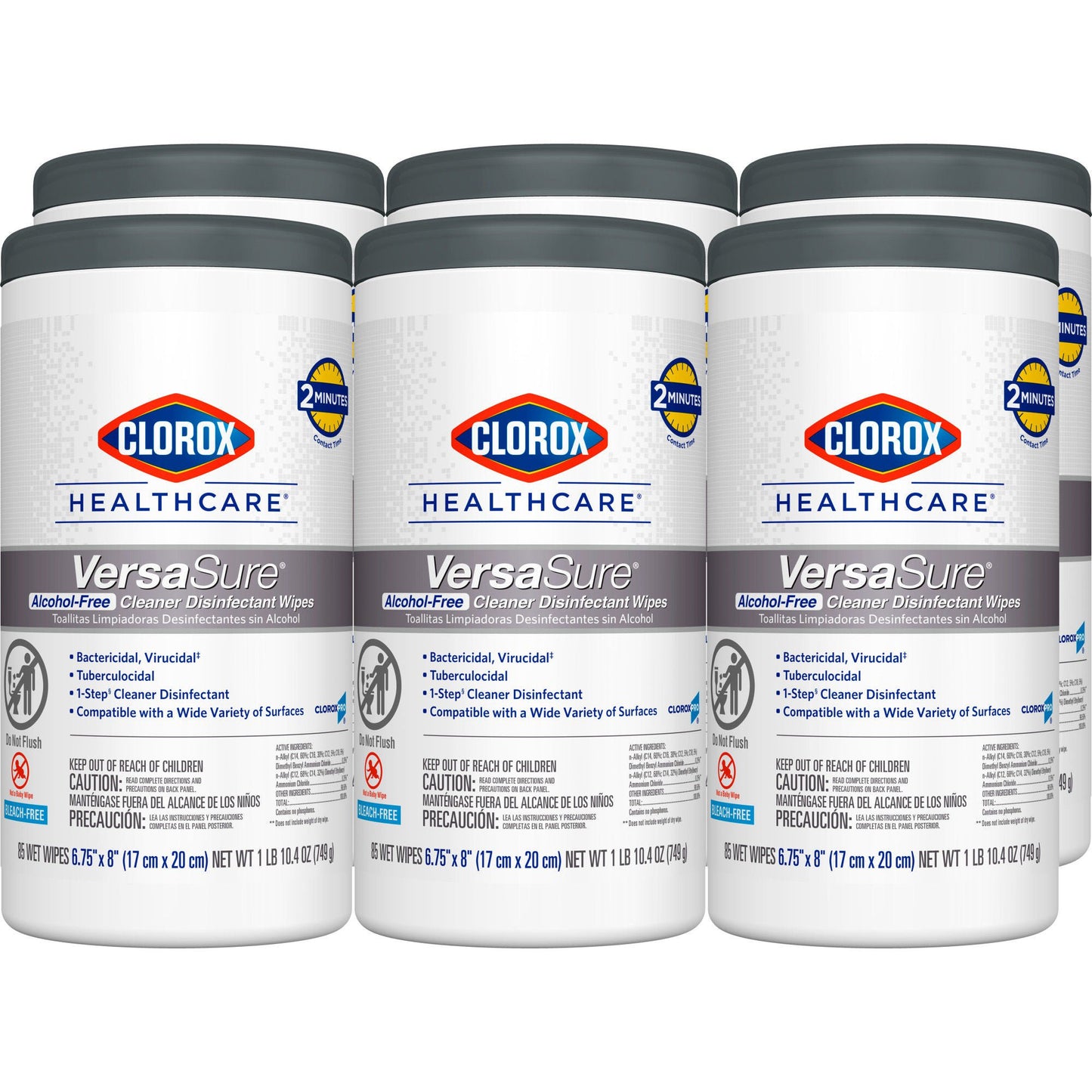 Clorox Healthcare® VersaSure® Cleaner Disinfectant Wipes