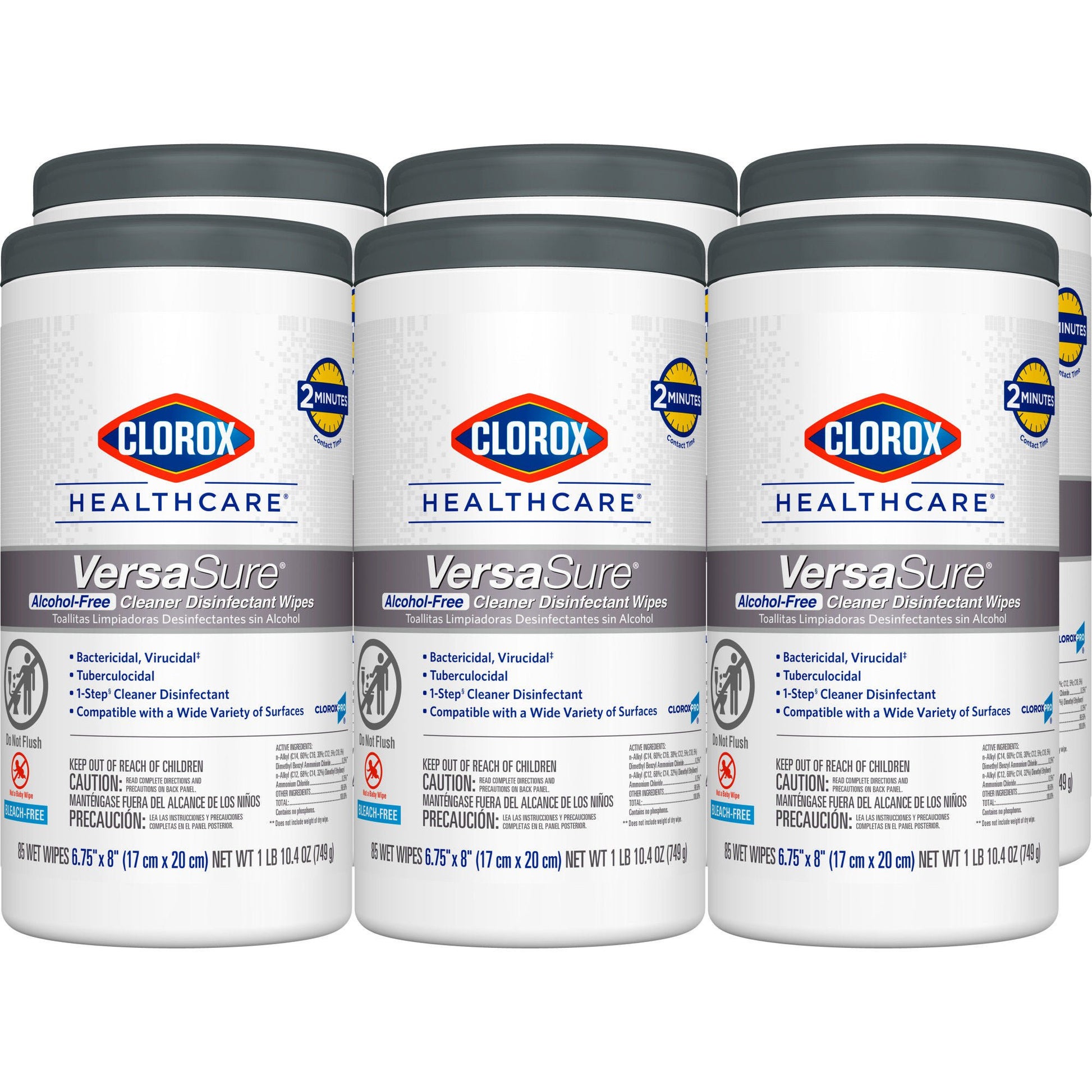Clorox Healthcare® VersaSure® Cleaner Disinfectant Wipes