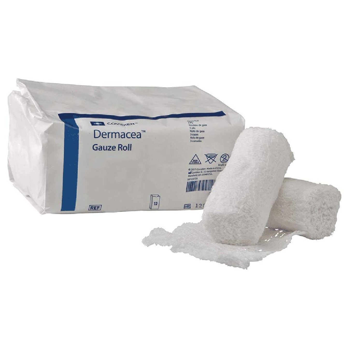 Dermacea™ Fluff Bandage Roll, Three-Ply