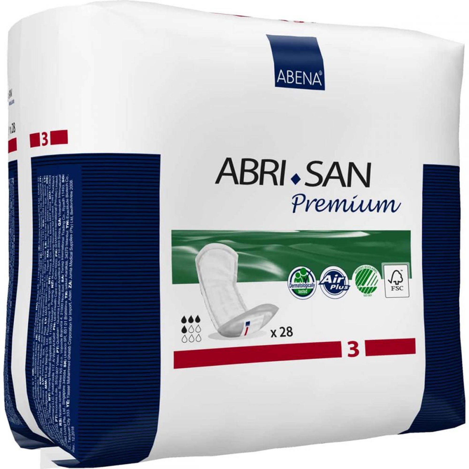 Abri-San™ Premium 3 Bladder Control Pad, 12-Inch Length