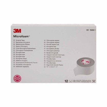 3M™ Microfoam™ Foam / Acrylic Adhesive Medical Tape, White