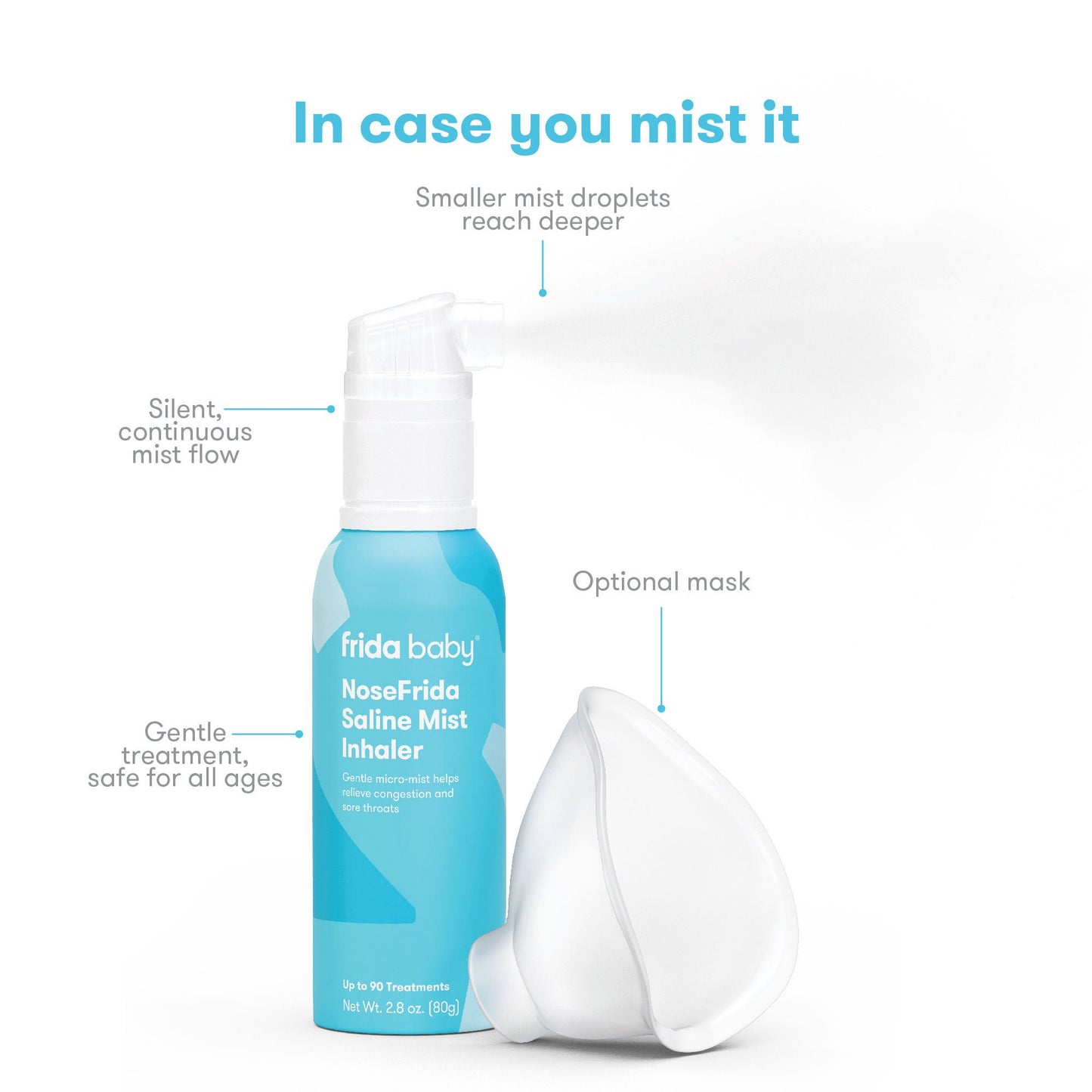 Frida Baby Saline Nasal Spray 100% Strength