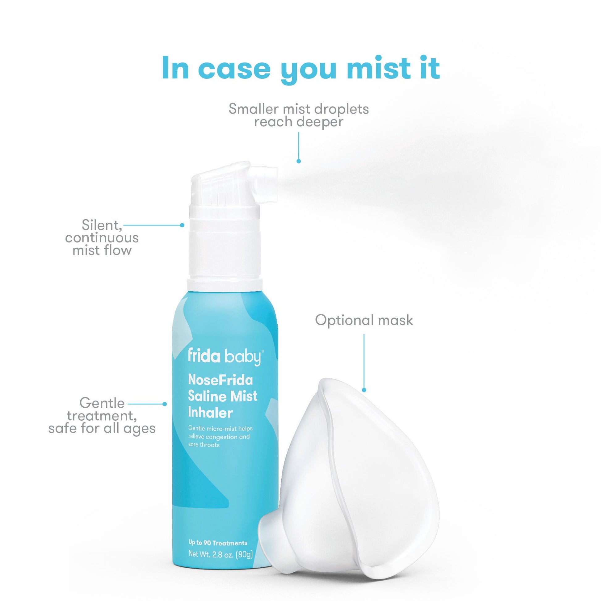 Frida Baby Saline Nasal Spray 100% Strength