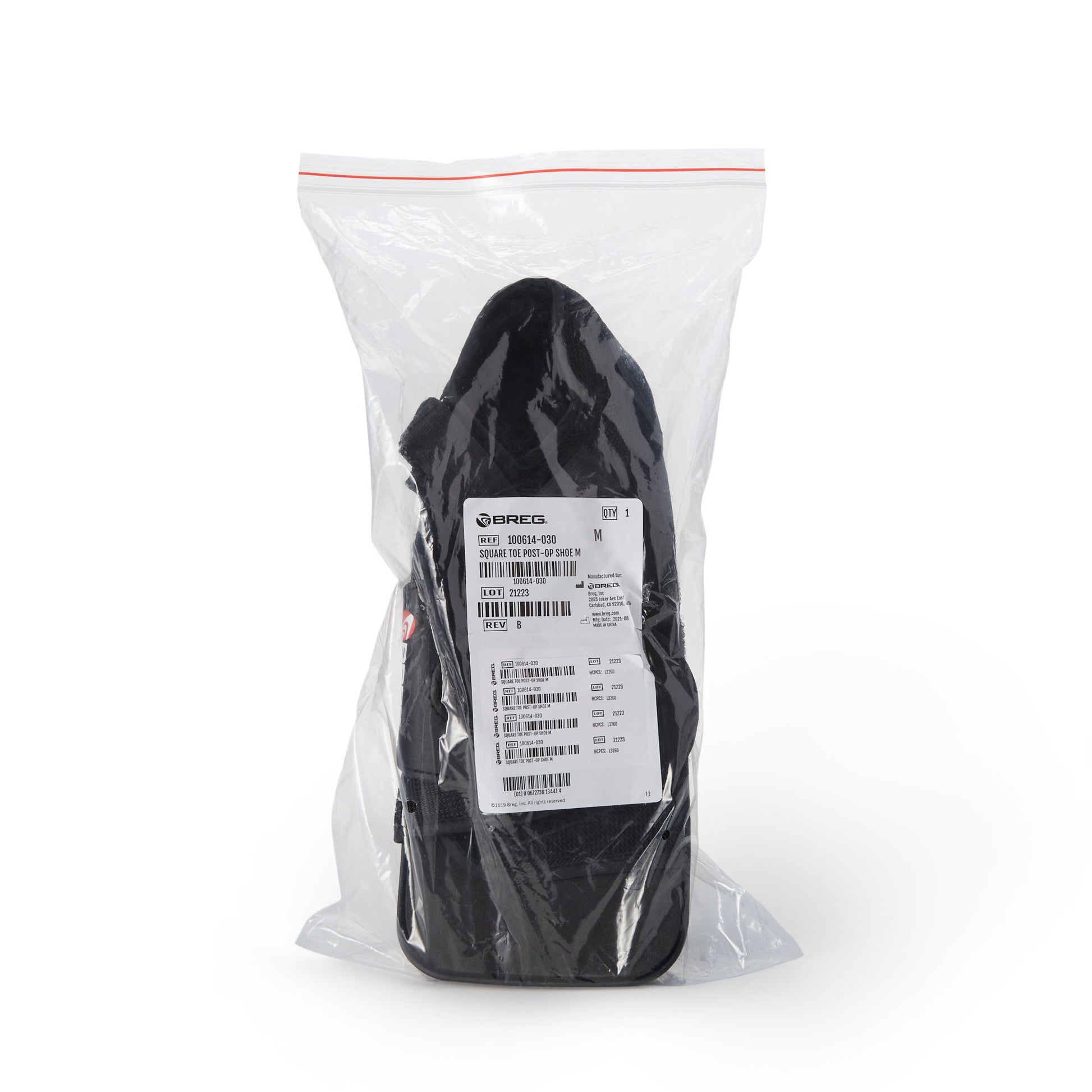 Post-Op Shoe Medium Unisex Black