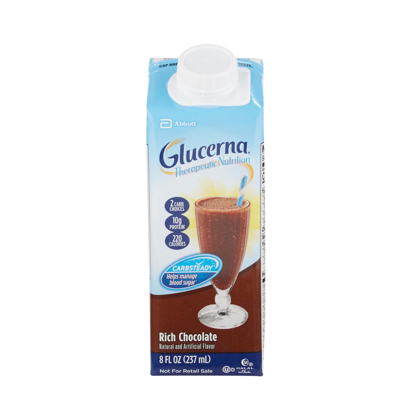Glucerna® Chocolate Therapeutic Nutrition Shake, carton