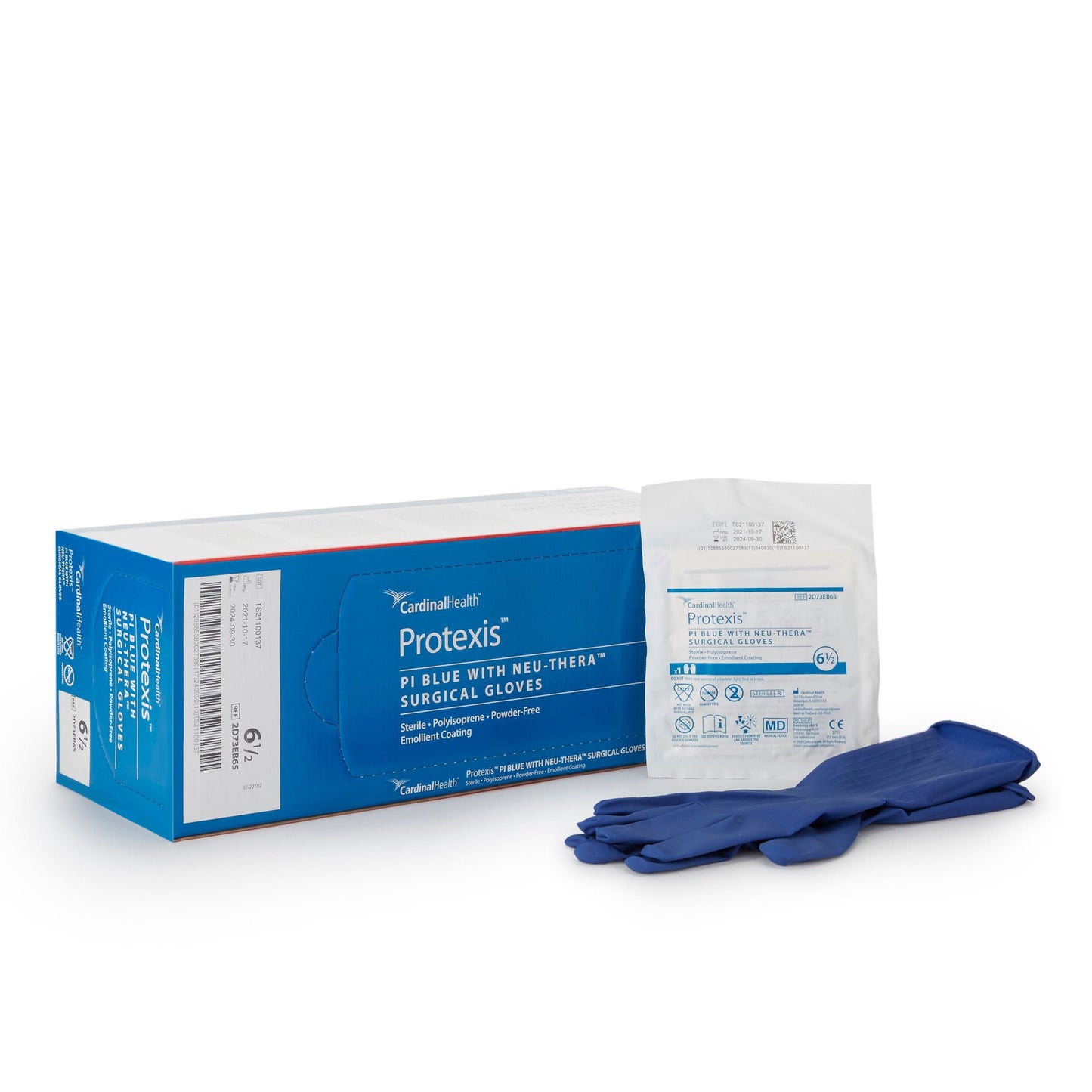 Sterile ESTEEM™ Blue with Neu-Thera® Polyisoprene Surgical Gloves, Blue