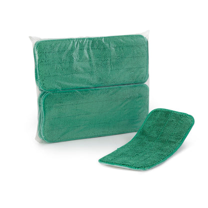 Wet Mop Pad Bound Edge Green Polyester / Polyamide Reusable