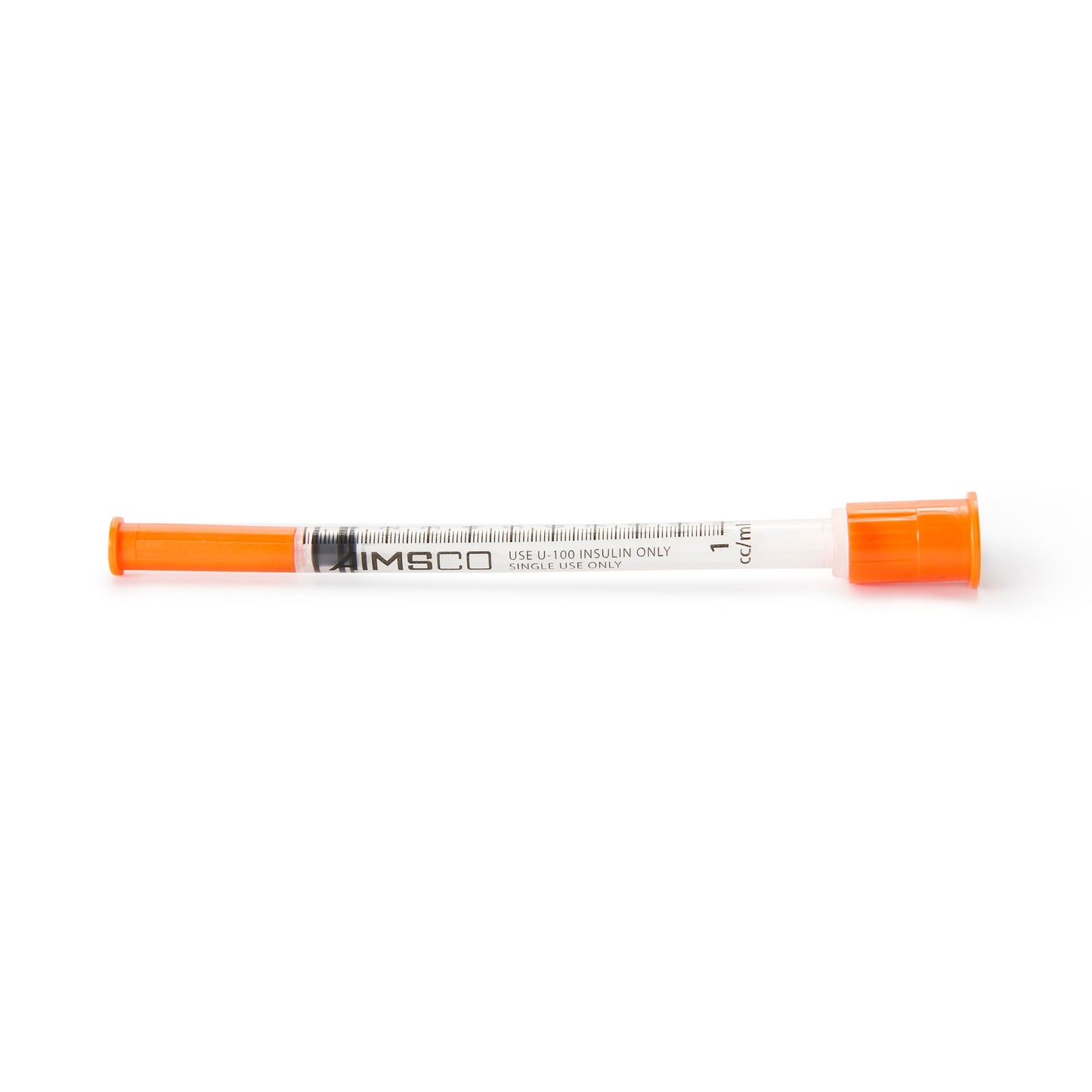 MaxiComfort® II Standard Insulin Syringe with Needle, 28 Gauge, 0.5 Inch