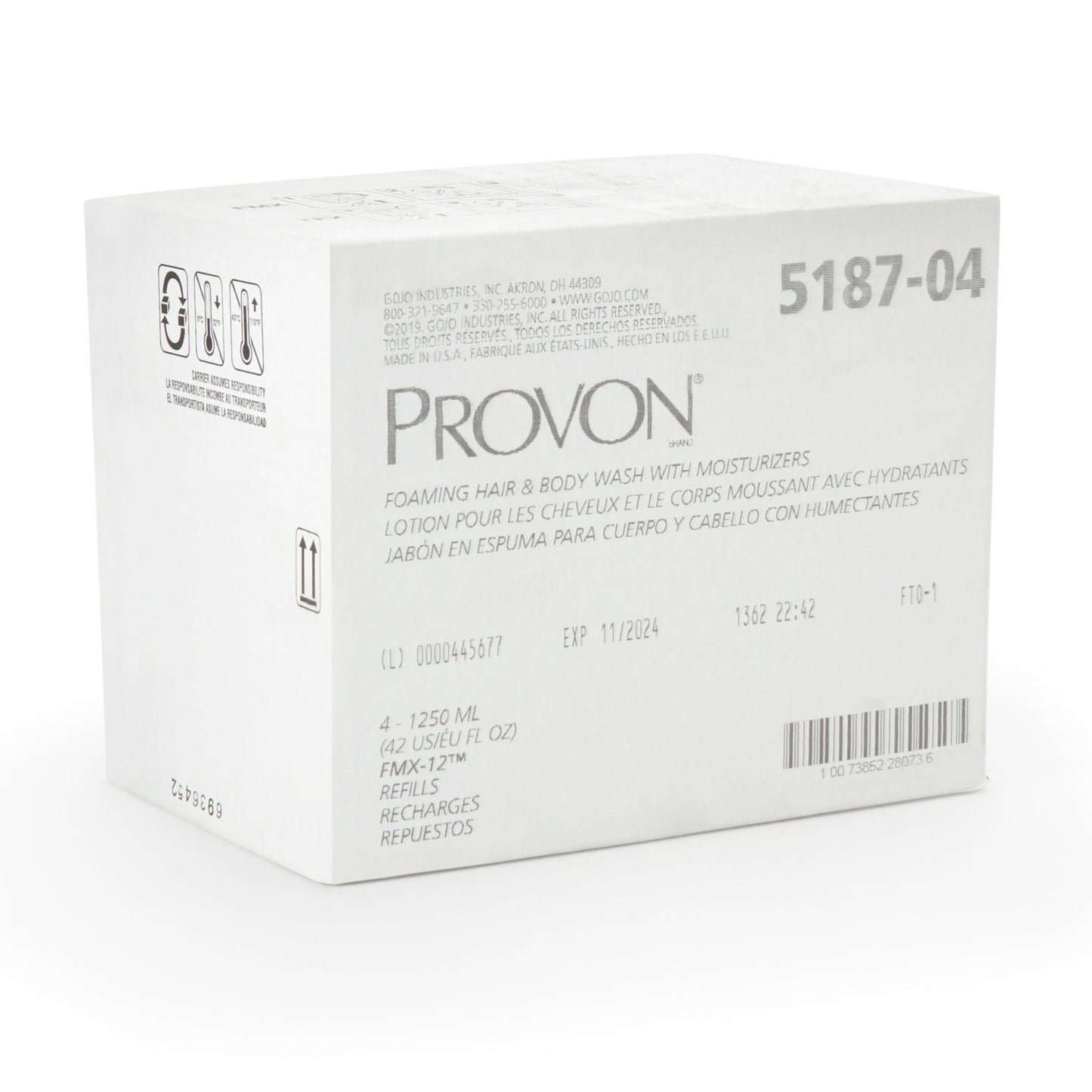 Provon® Foaming Hair and Body Wash with Moisturizers, Dispenser Refill