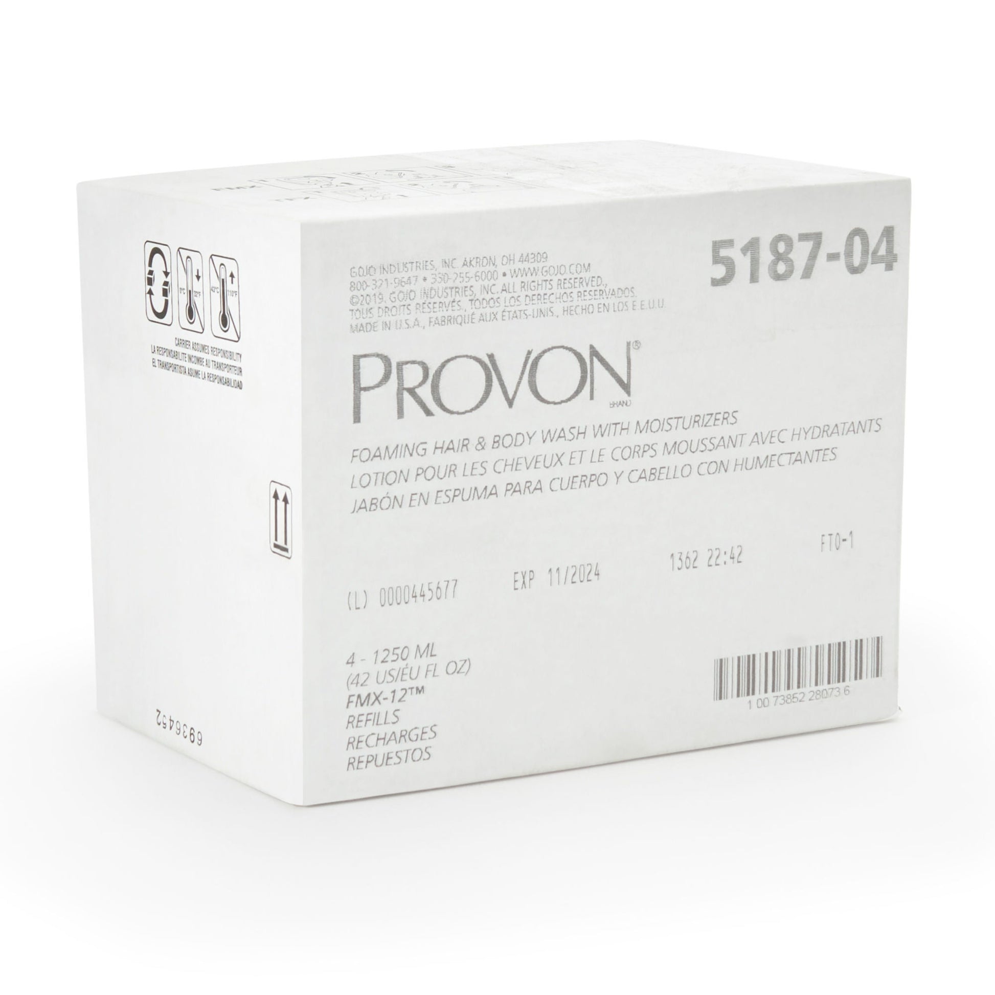 Provon® Foaming Hair and Body Wash with Moisturizers, Dispenser Refill