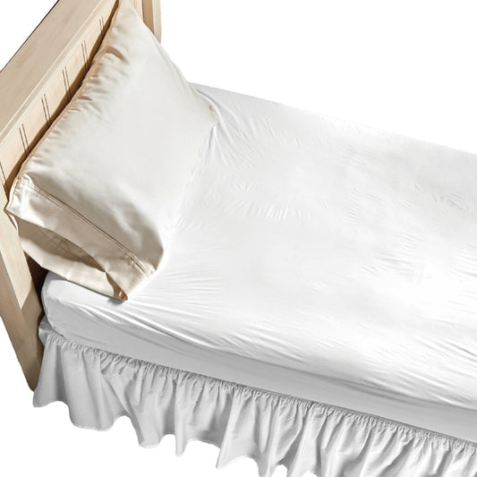 Salk PrimaCare™ Economy Vinyl Queen Mattress Cover, ., White