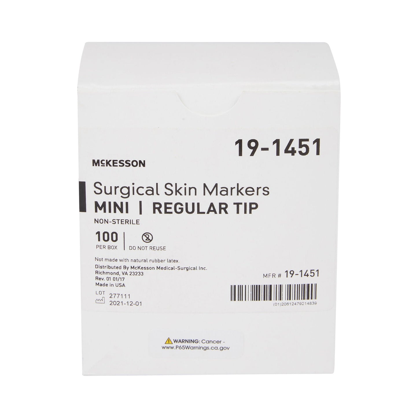 McKesson Skin Marker, Prep-Resistant Gentian Violet Ink, Regular Tip, Mini Size - view 7