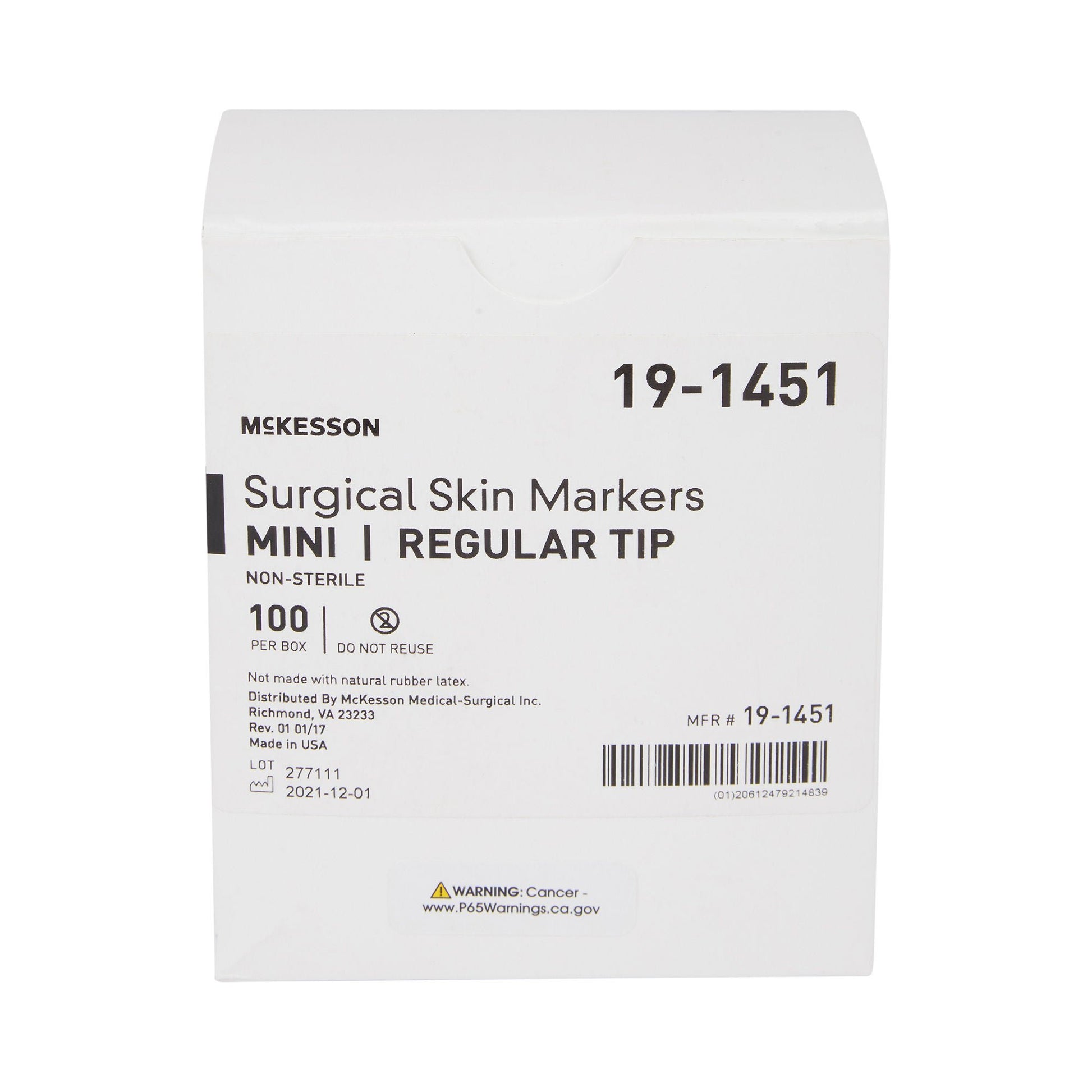 McKesson Skin Marker, Prep-Resistant Gentian Violet Ink, Regular Tip, Mini Size - view 7