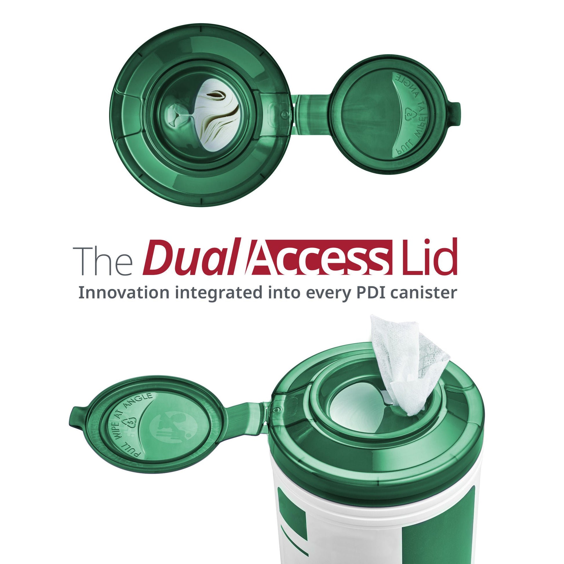 Sani-HP1 Surface Disinfectant Cleaner Germicidal Manual Pull Wipe Canister