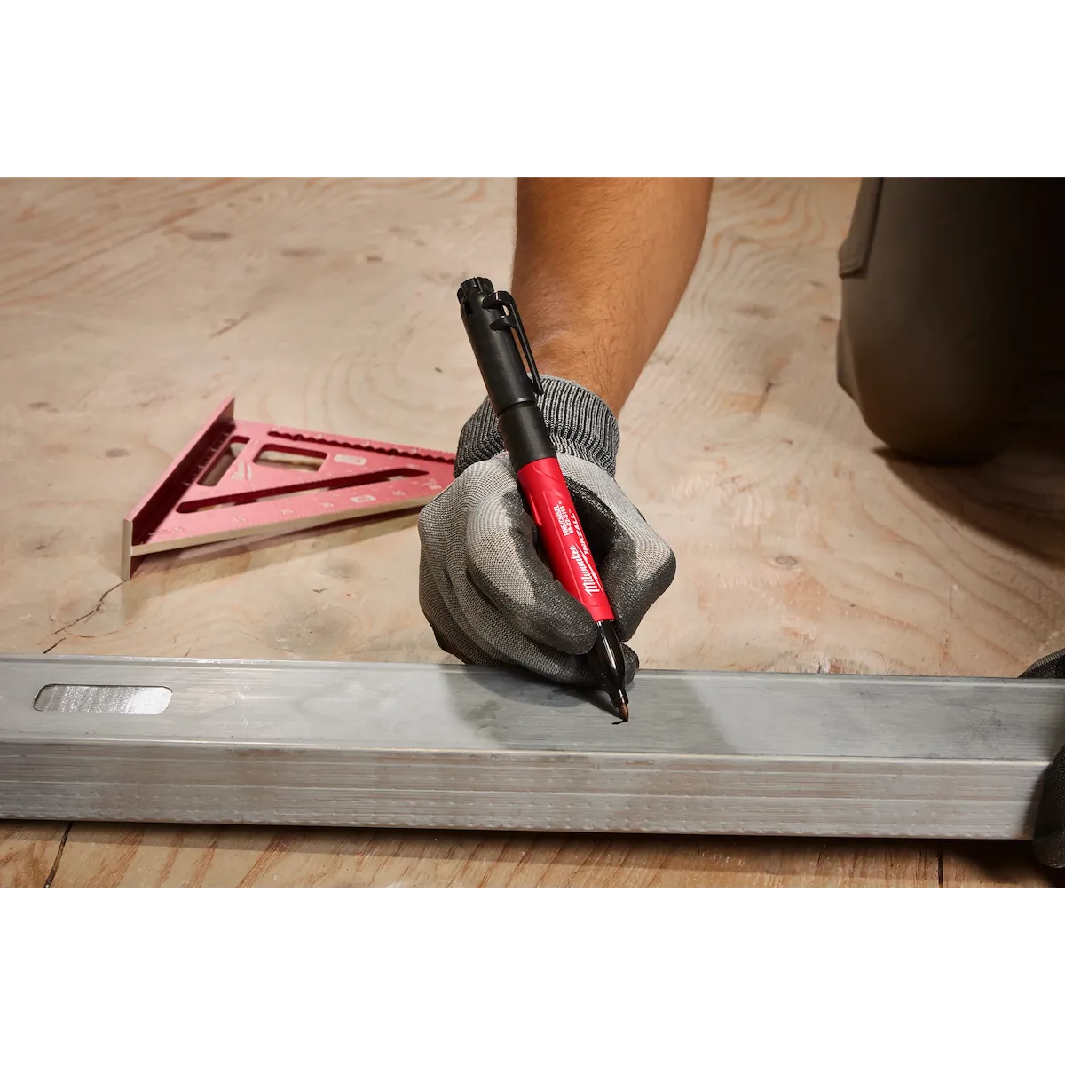 Milwaukee INKZALL Double Sided Black Jobsite Marker – Fine Point & Chisel Tip 48-22-3113