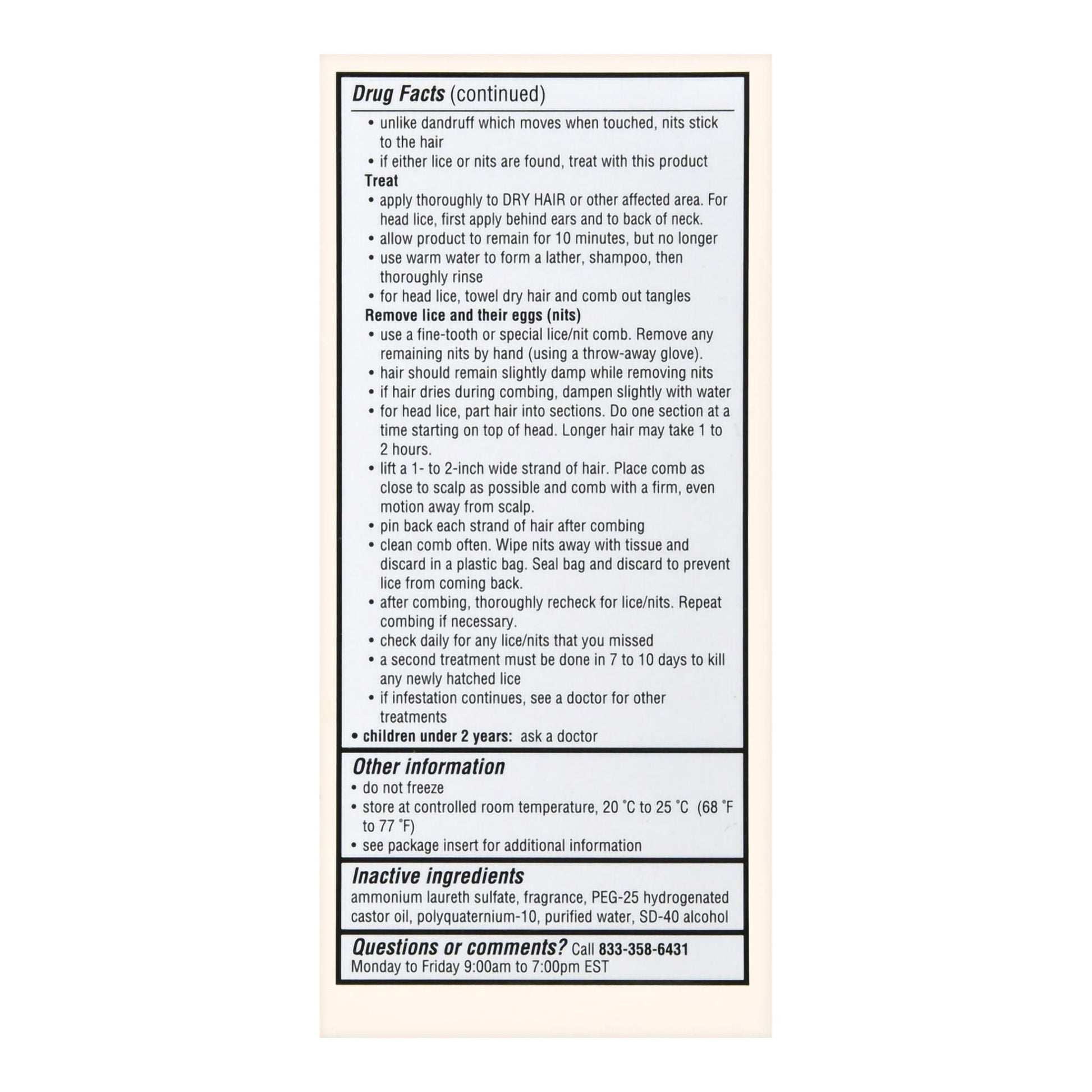 Foster & Thrive™ Maximum Strength Lice Killing Shampoo