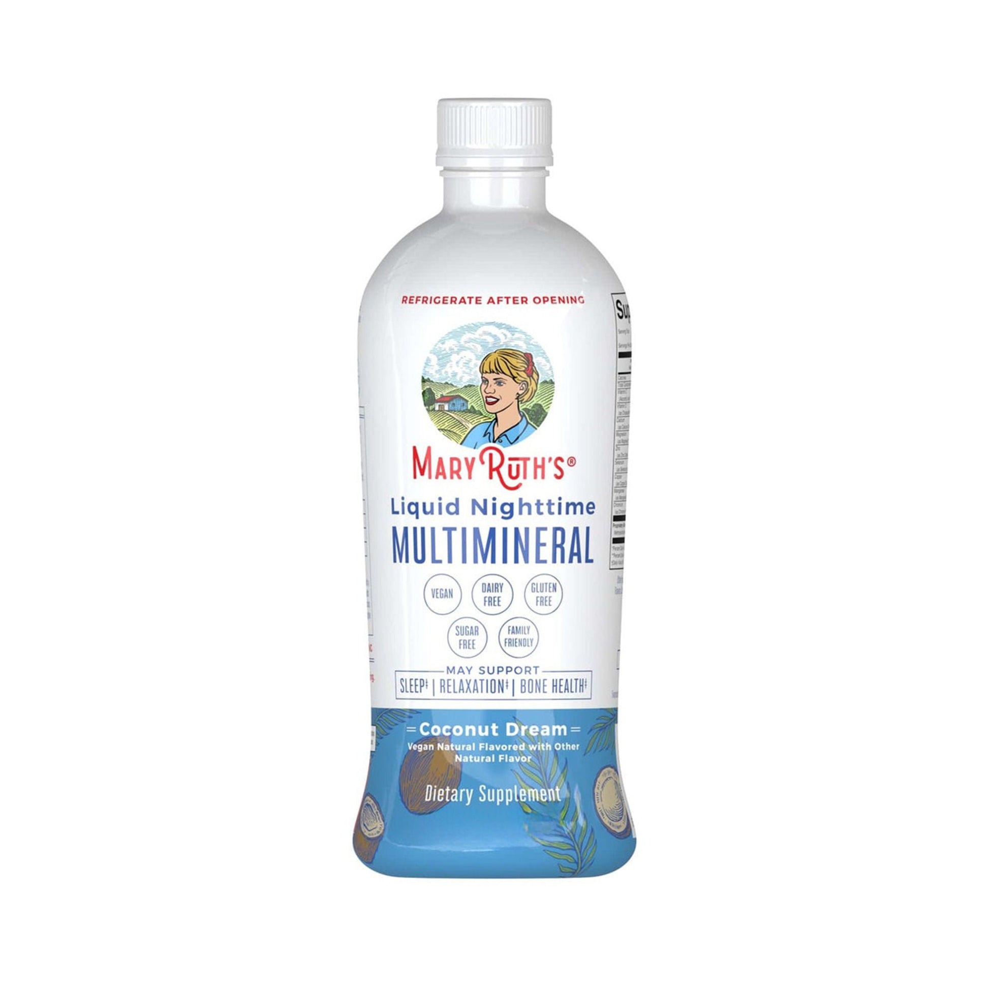 Mary Ruth's® Liquid Nighttime Multimineral, Coconut Dream, Dietary Supplement