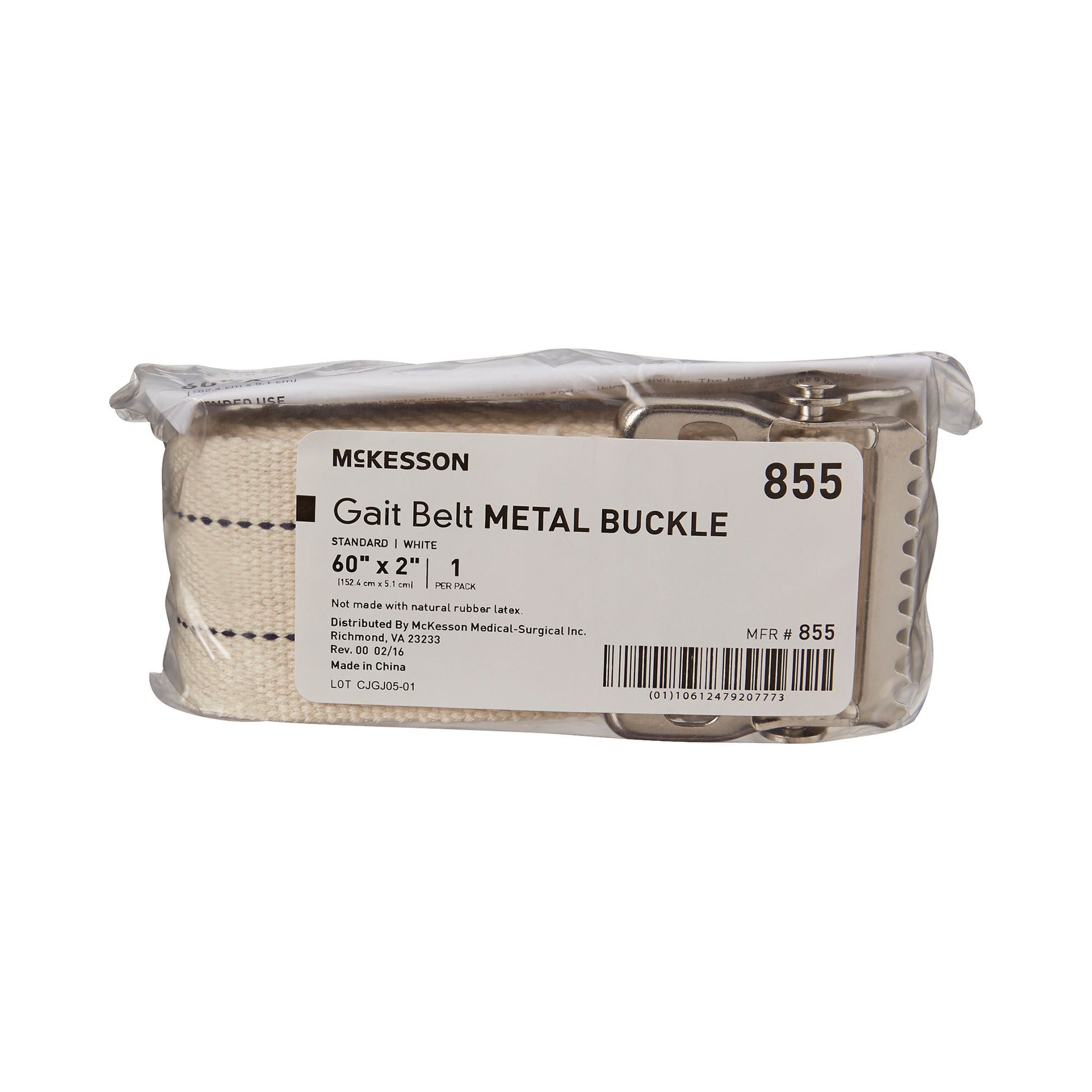 McKesson White Gait Belt, 60 Inch