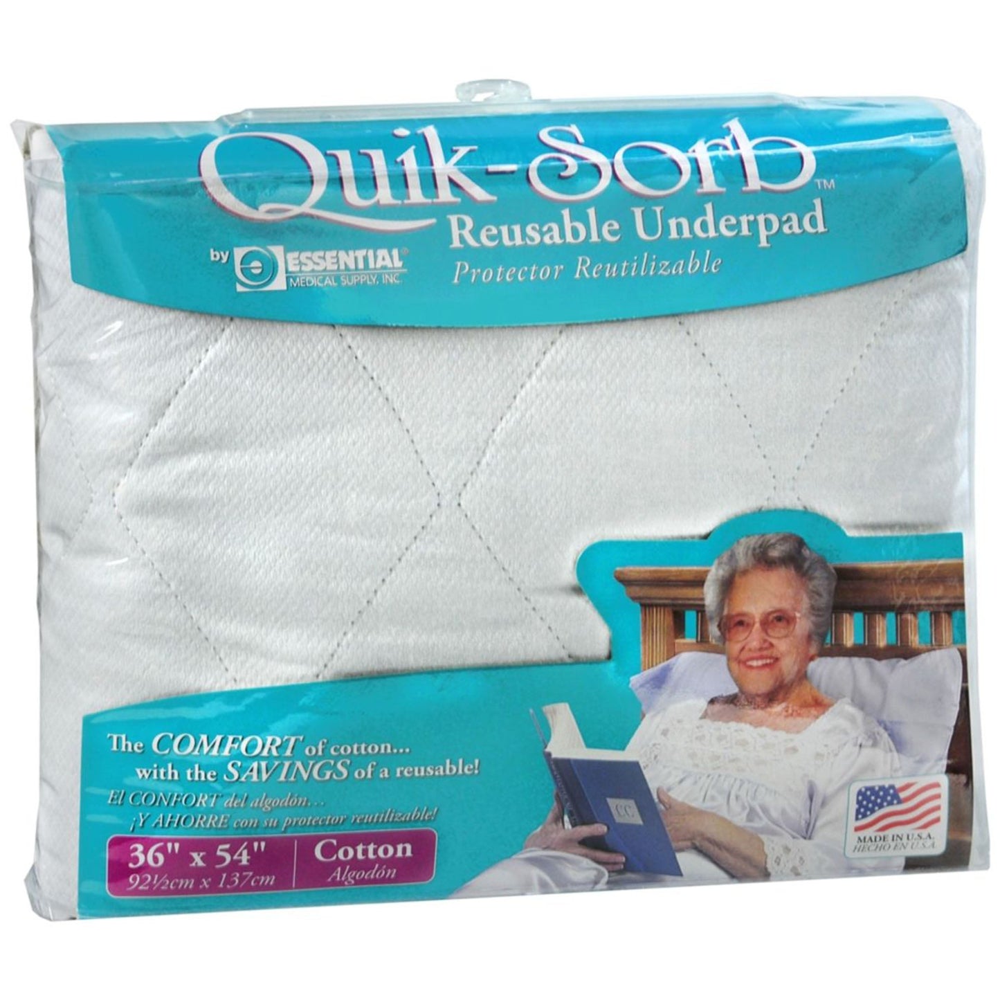 Quik-Sorb™ Reusable Underpad, ., Blue