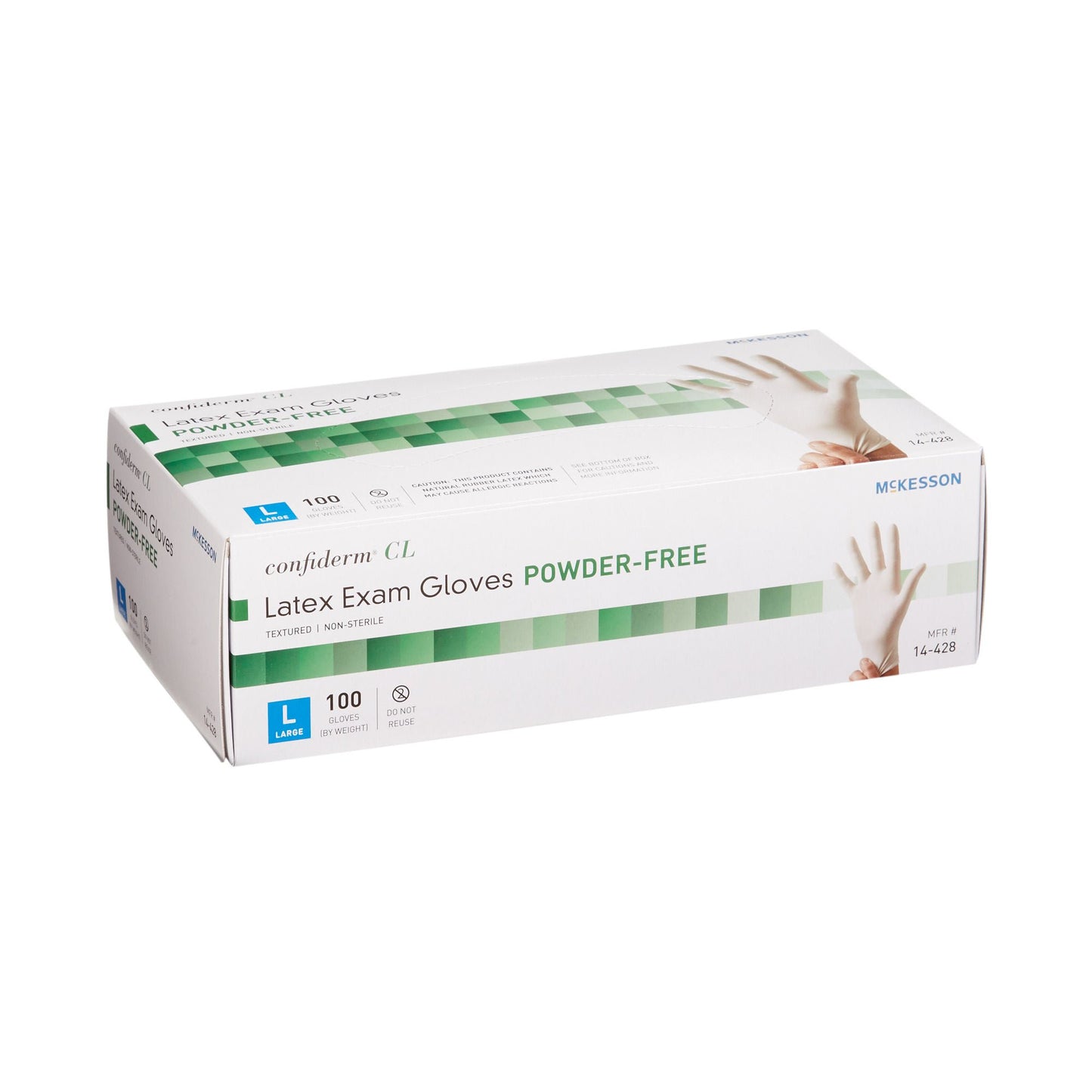 McKesson Confiderm® Latex Exam Gloves, Ivory - view 6