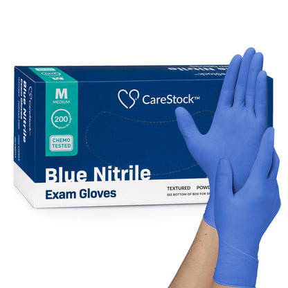 CareStock™ Nitrile Exam Gloves, Blue