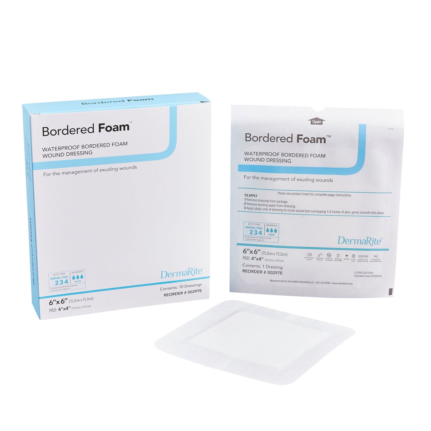 BorderedFoam® Adhesive with Border Foam Dressing