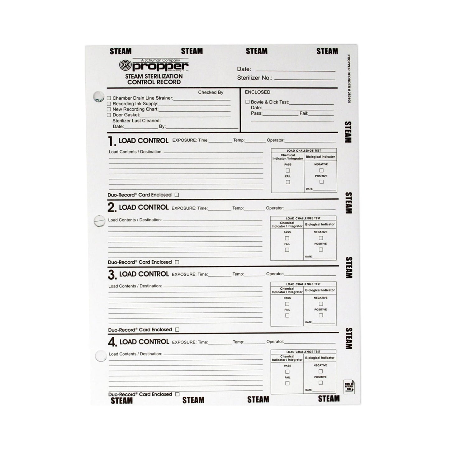 Duo-Record® Sterilization Record Envelope