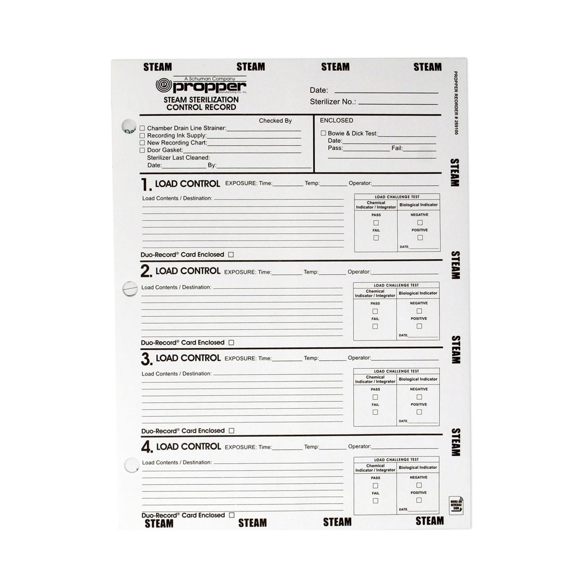 Duo-Record® Sterilization Record Envelope