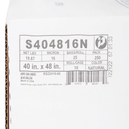 McKesson Extra Heavy Duty Trash Bag, Clear, Capacity