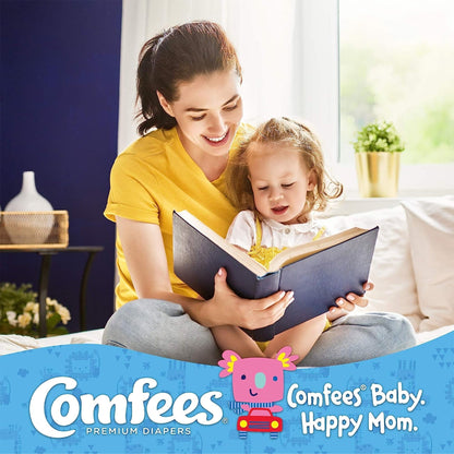 Comfees® Premium Diapers, Unisex, Baby, Tab Closure