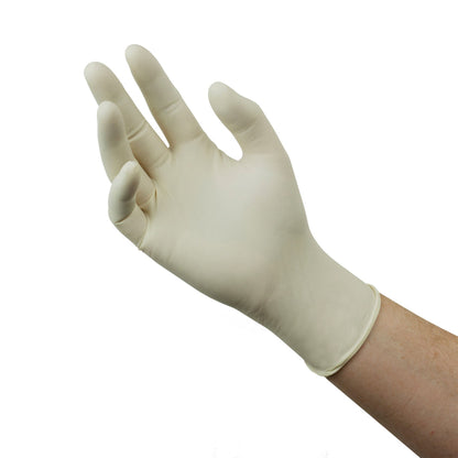 Diamond Grip Plus™ Latex Exam Gloves, White - view 6