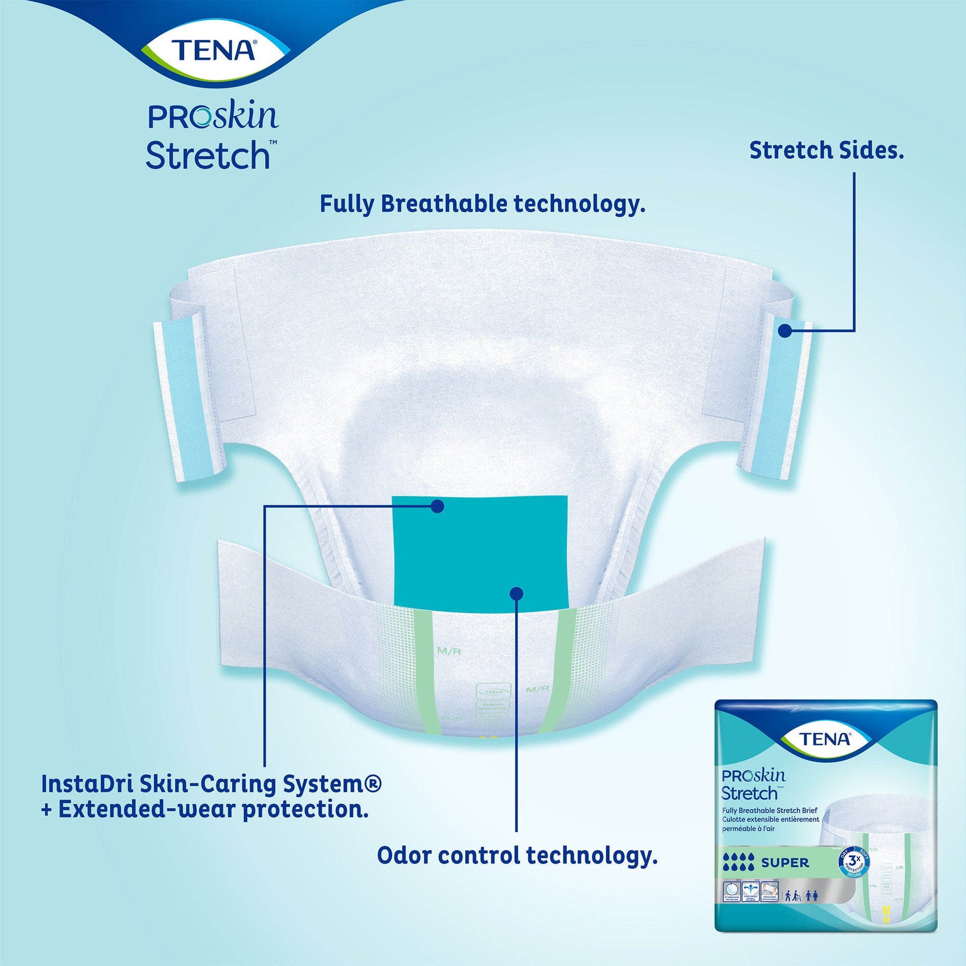 Tena® Stretch™ Bariatric Super Incontinence Brief