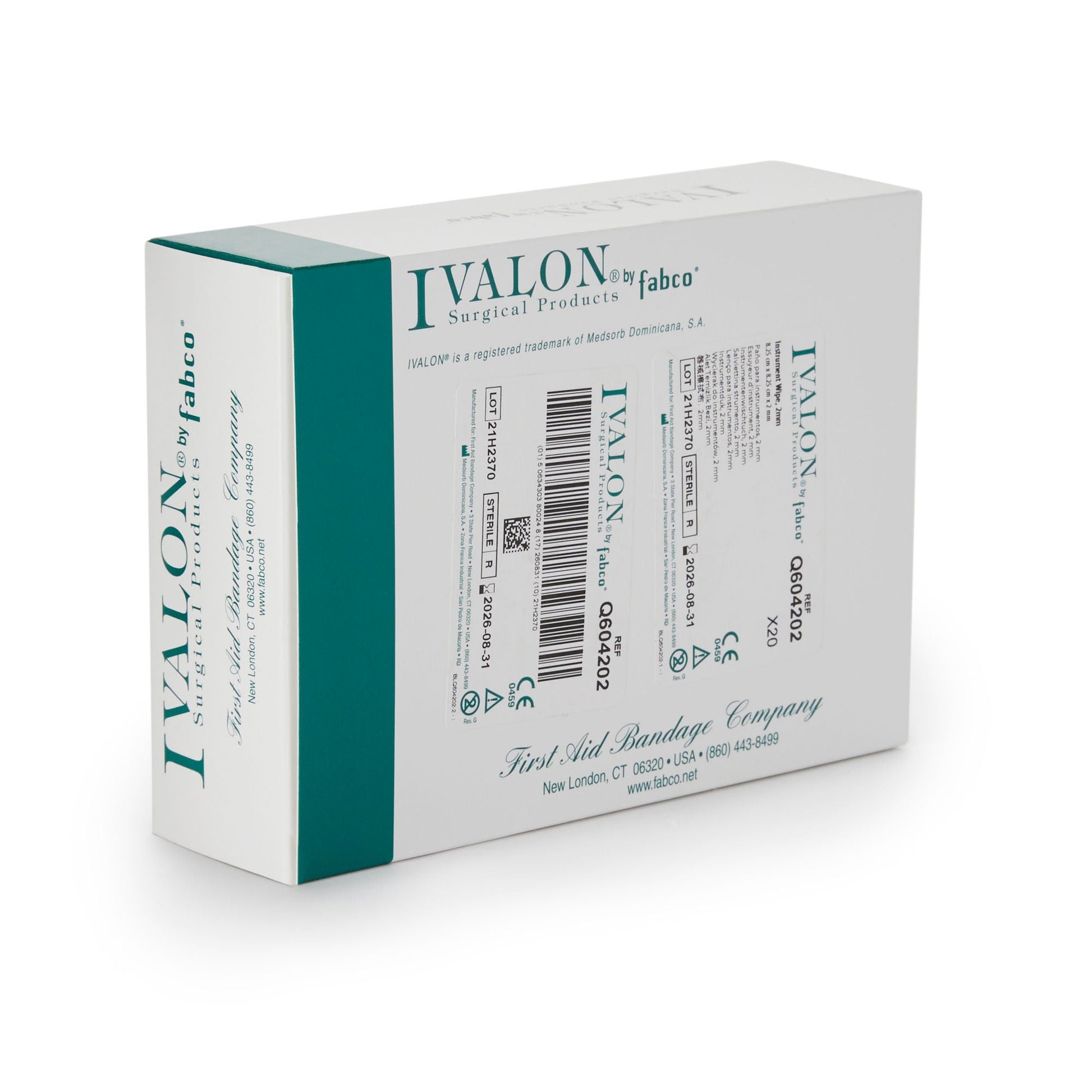 Ivalon® Instrument Wipe – Box of 20 - view 2