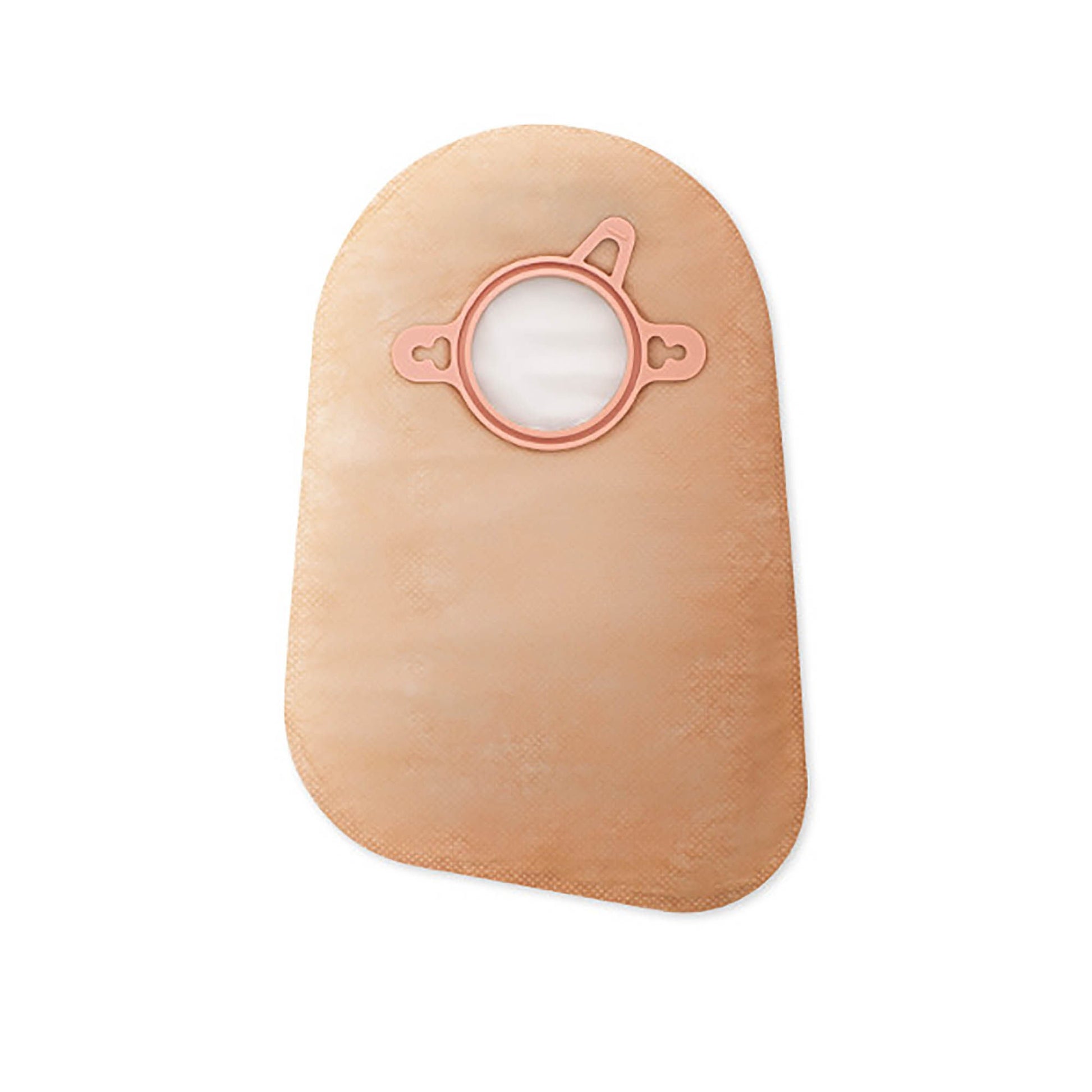 New Image™ Two-Piece Beige Filtered Ostomy Pouch, Flange, Green Match