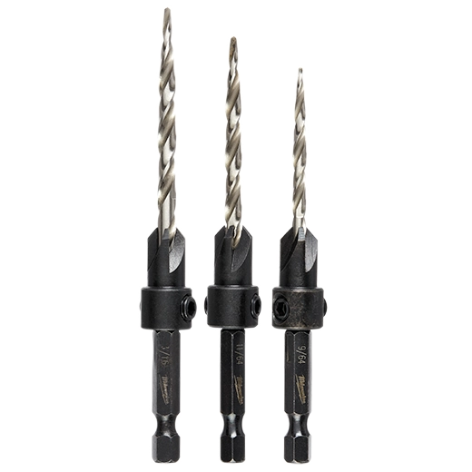 Milwaukee 4 Pc Countersink Drill Bit Set 48-13-5003