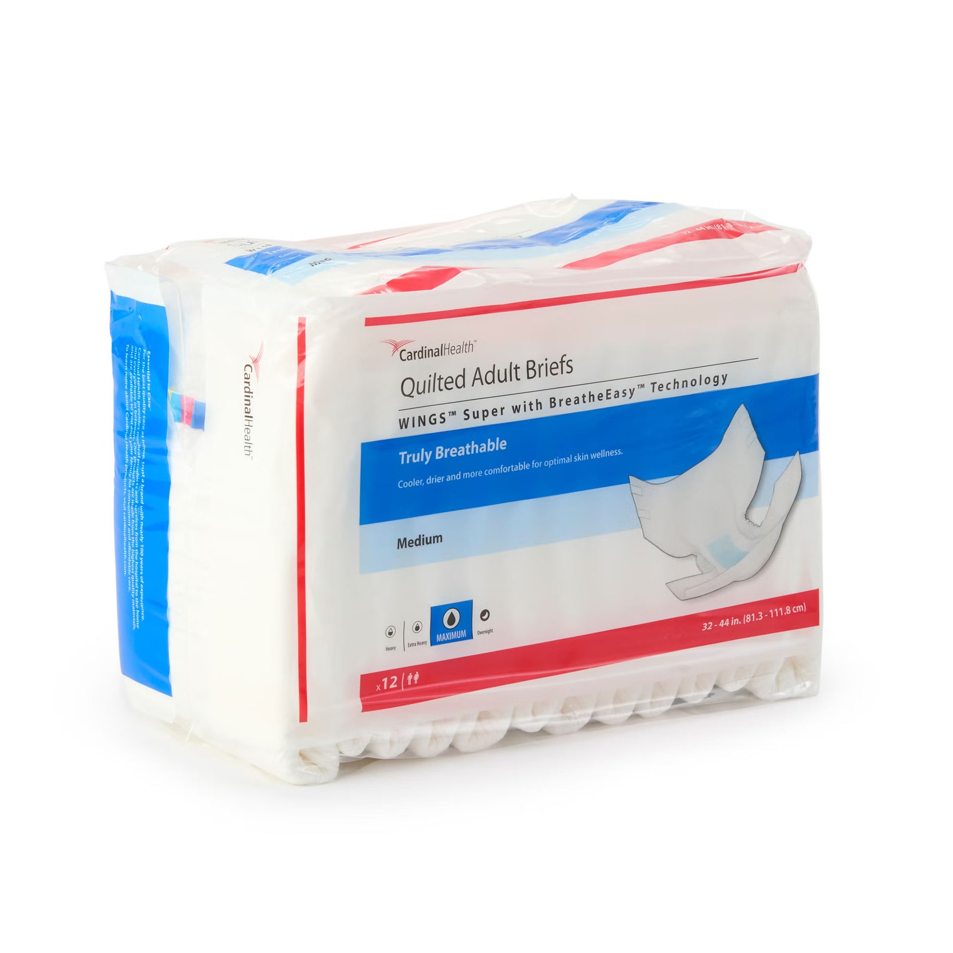 Wings™ Super Quilted Maximum Absorbency Incontinence Brief
