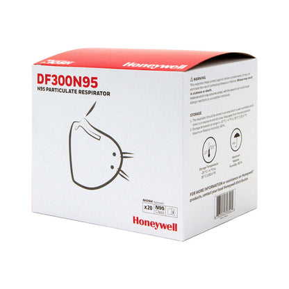 Honeywell DF300 Particulate Respirator Mask Industrial N95 Not Rated Elastic Strap One Size Fits Most