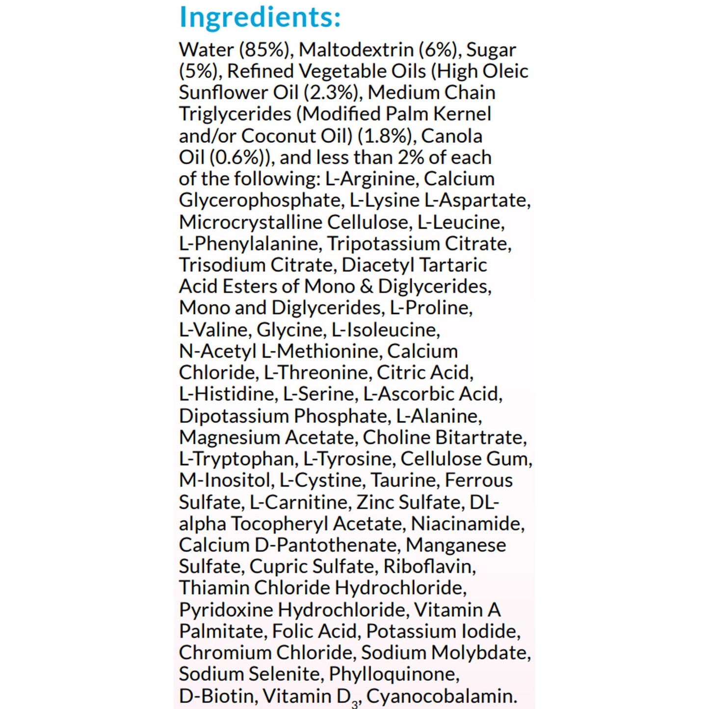 Neocate® Splash Hypoallergenic Ready-to-Feed Elemental Liquid, carton